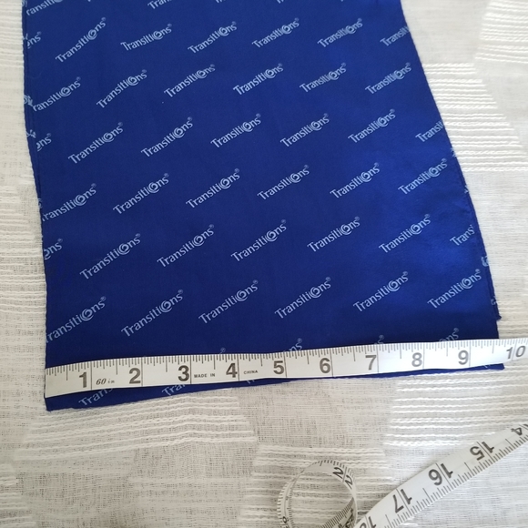 Salties 100% Silk Scarf Blue Small - Picture 4 of 4